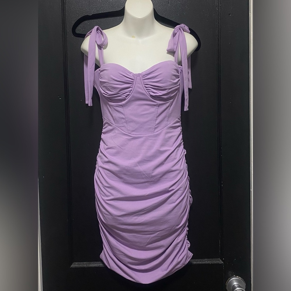 NWT Windsor Lavender Mini Dress - Picture 4 of 6